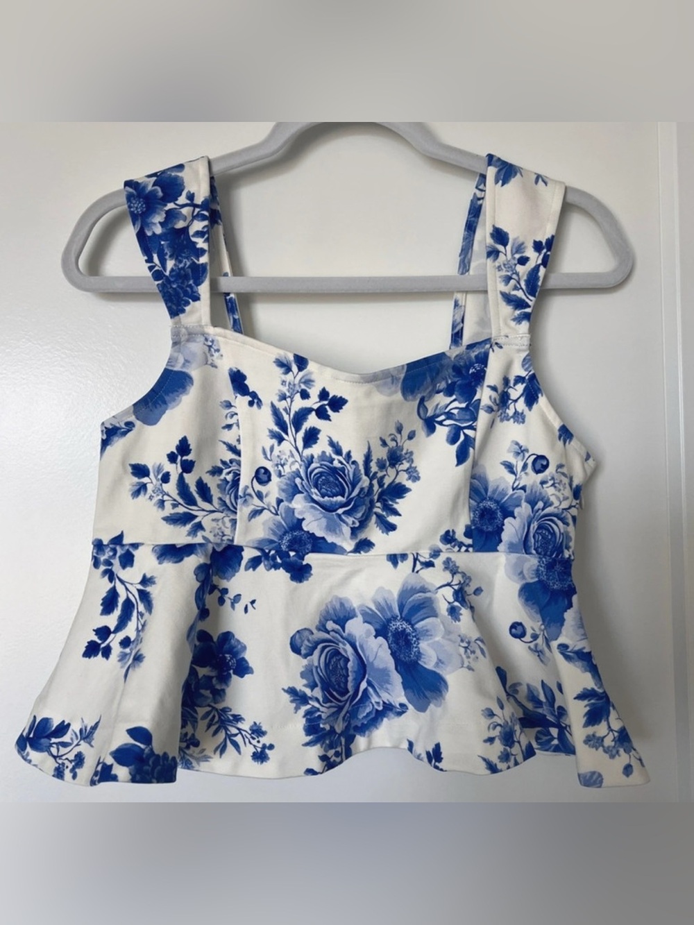 Maeve Anthropologie Floral Peplum Top XL NWT